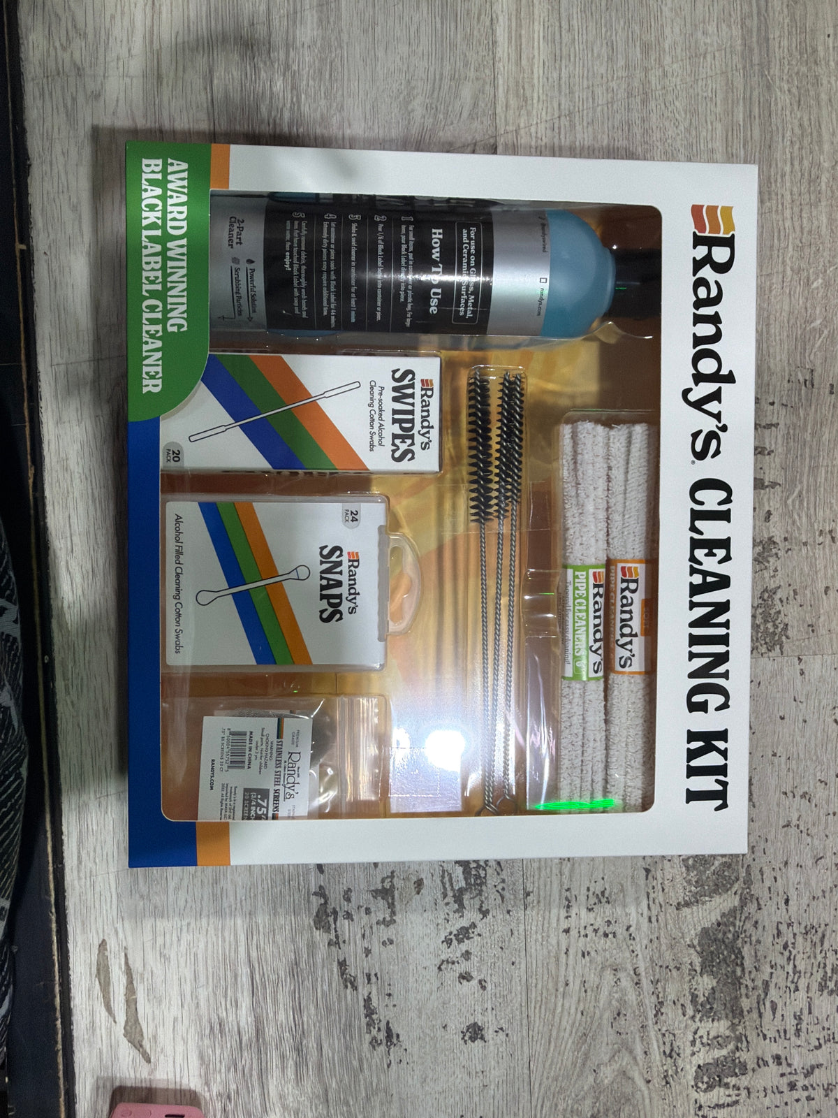 Randy’s cleaning kit