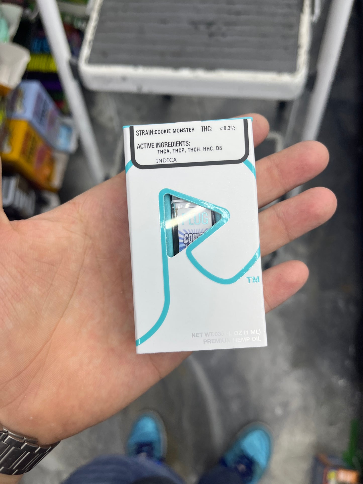 Plug play livest 1ml cartridge thcp Cookie Monster indica