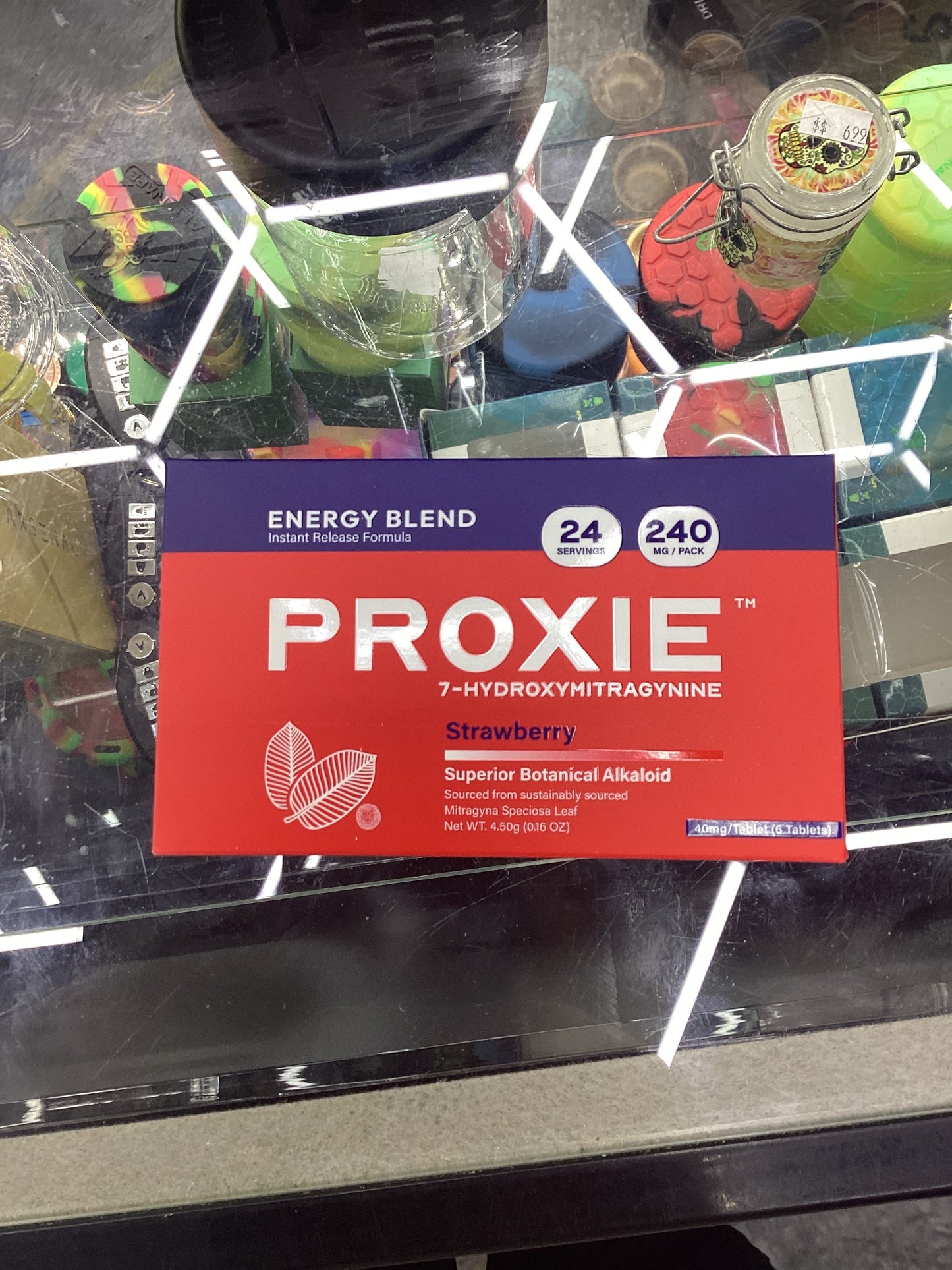 Proxie 7 hydroxie energy blend 6ct 1pc  240mg strawberry