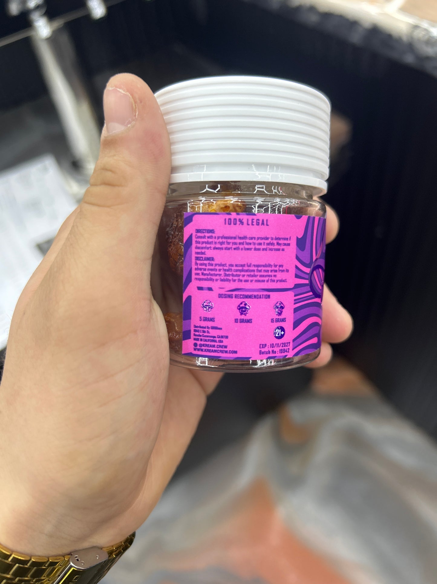 Mushiez mushrooms 15g grape