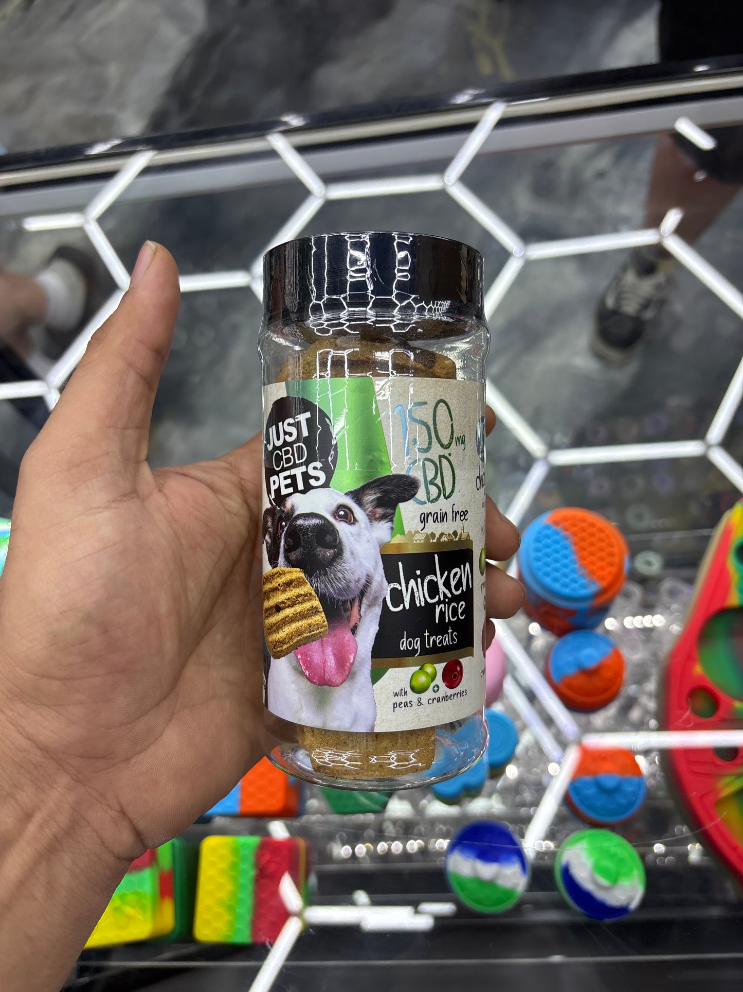 Just CBD pets 150 MG chicken rice dog treats