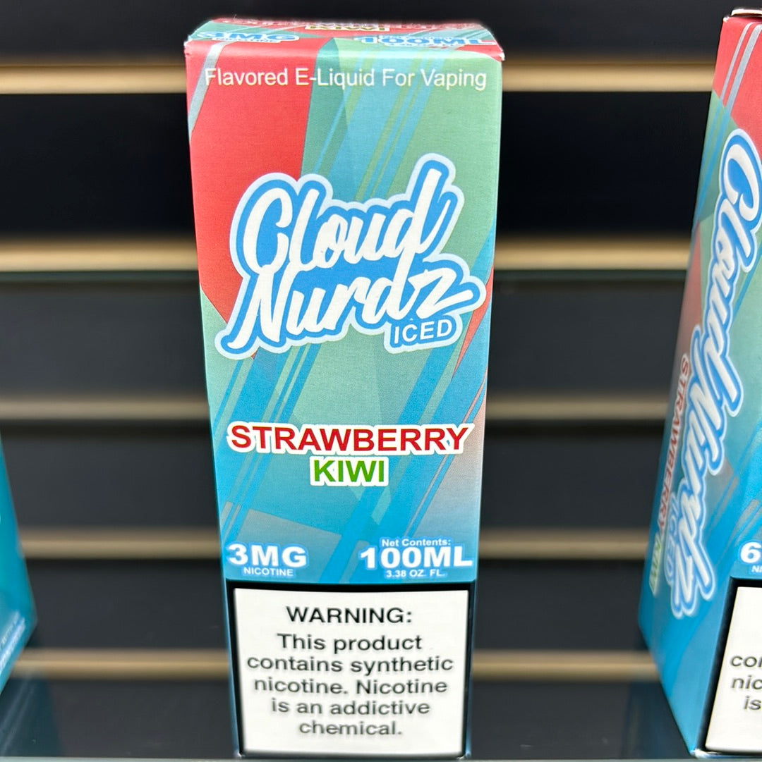 Cloud nurdz strawberry, kiwi, ice, 3mg