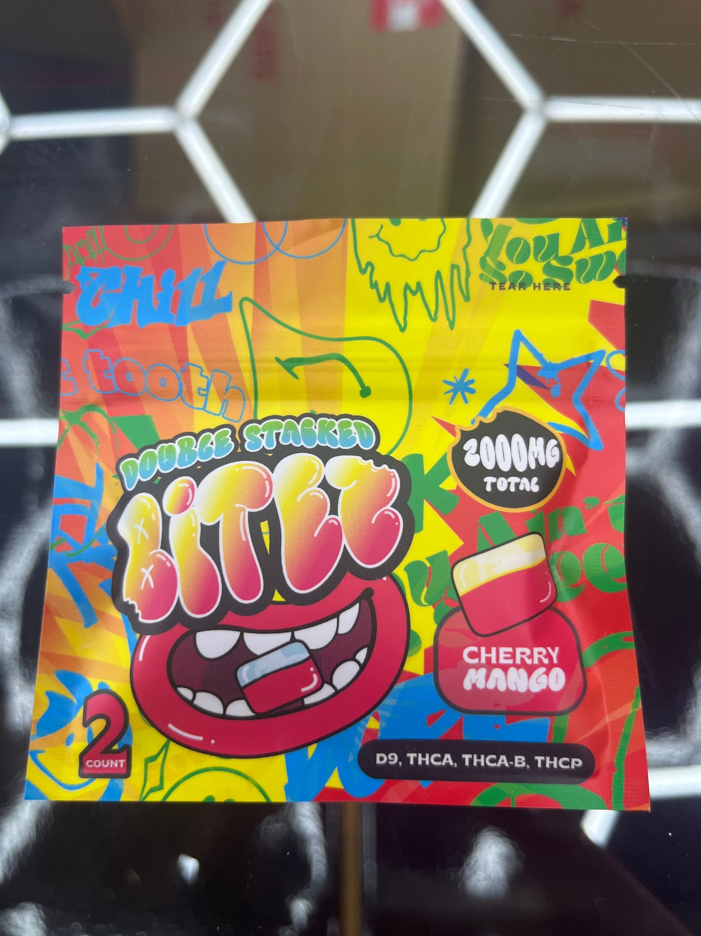 Double stacked bitez cherry mango 2000mg