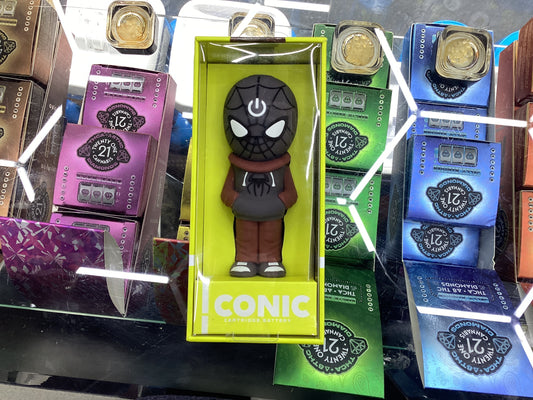 Iconic cartridge spiderman battery black and brown