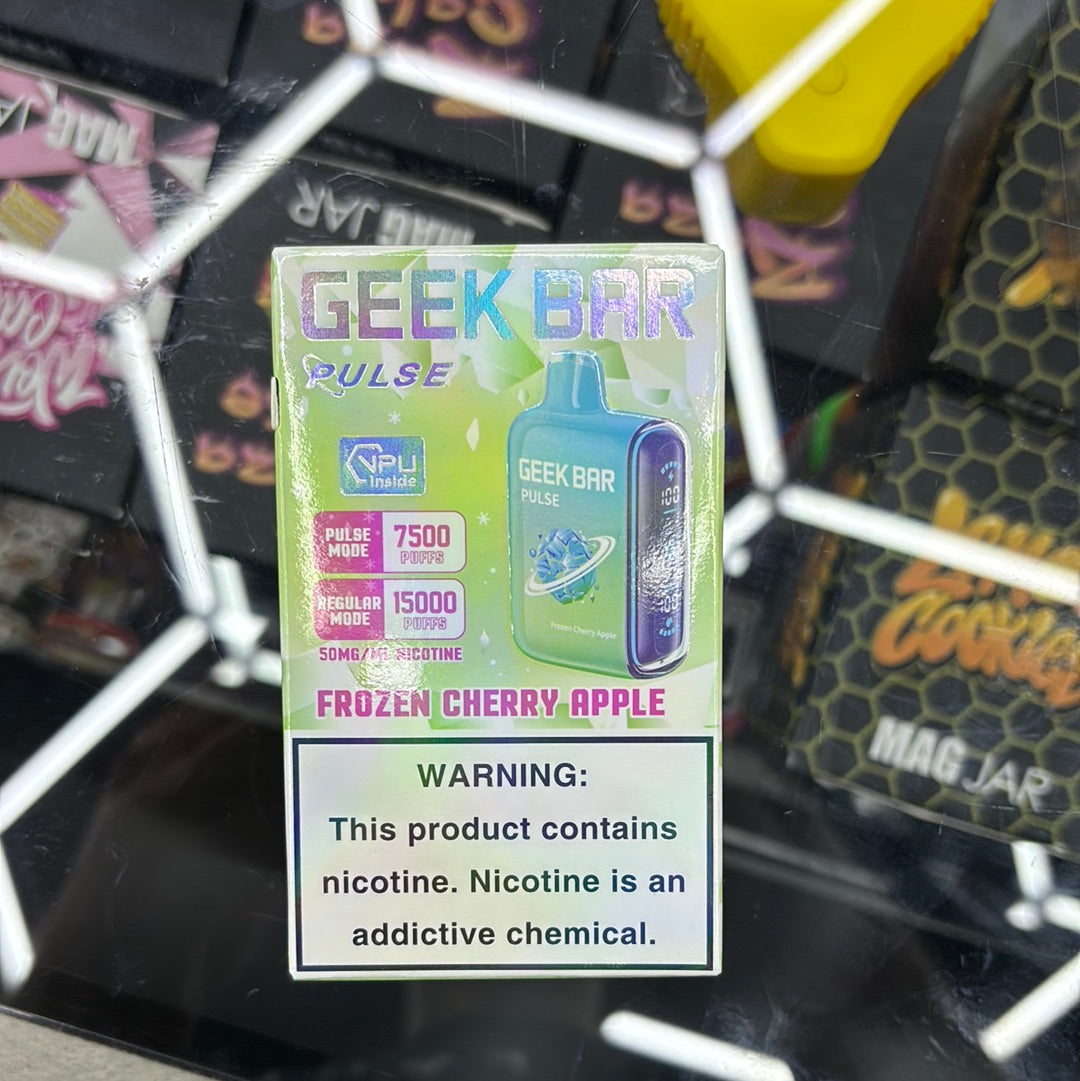 Geek bar pulse frozen cherry apple