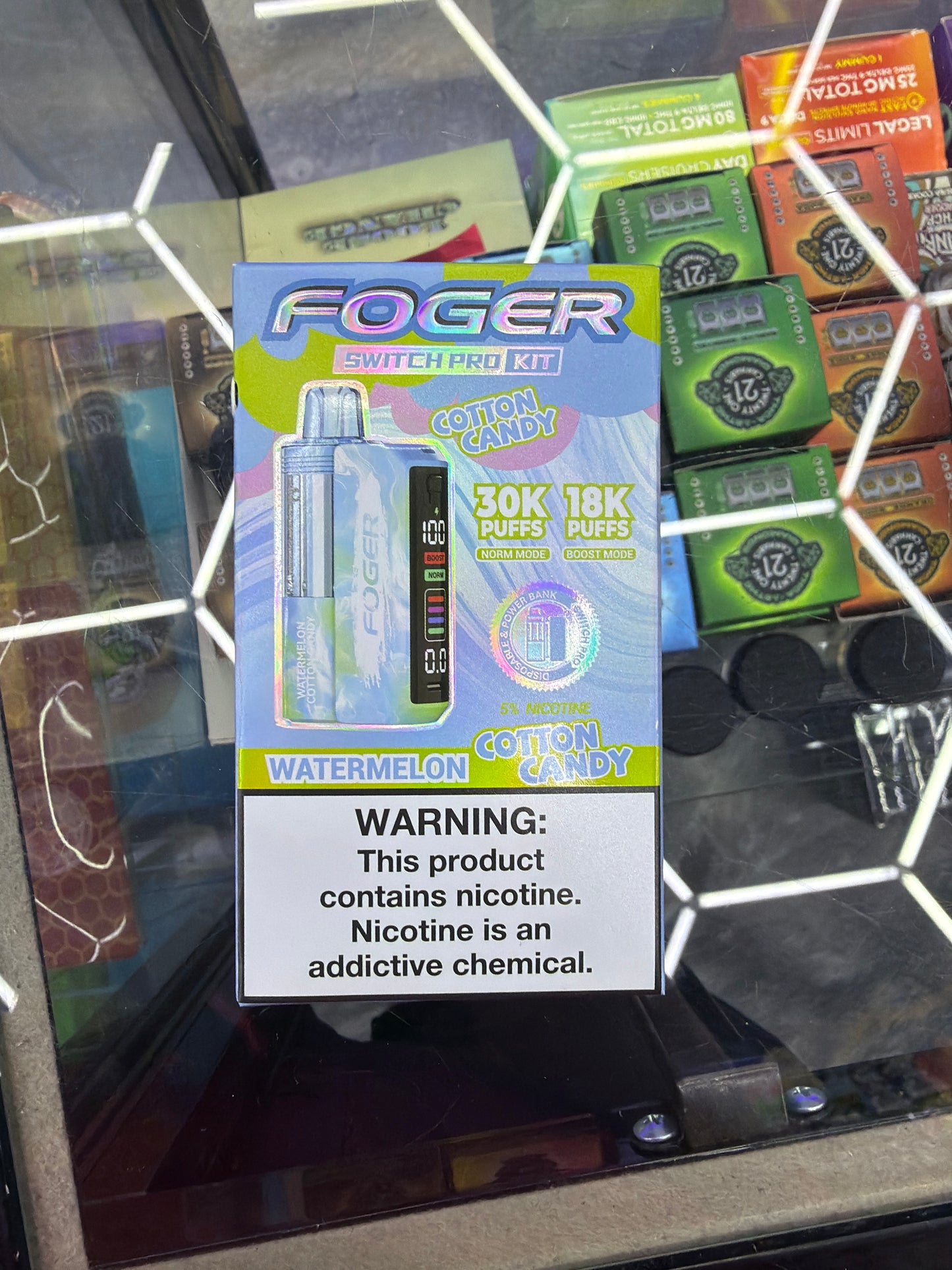 Fogger switch pod kit 30k watermelon cotton candy
