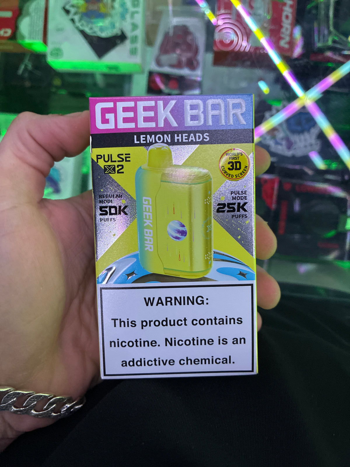 Geekbar Pulse x2 25k hits lemon heads