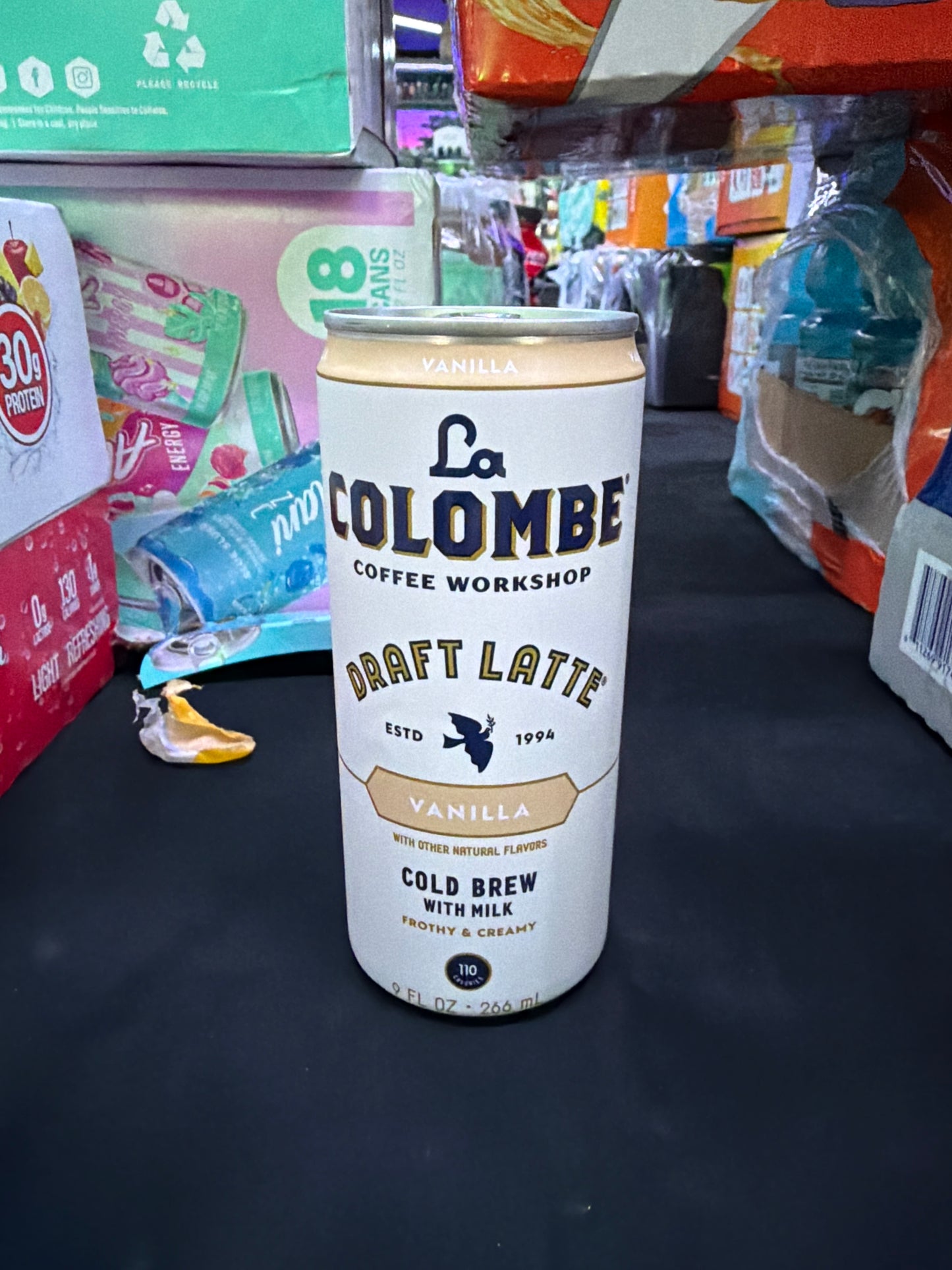Colombe Coffee workshop draft latte vanilla