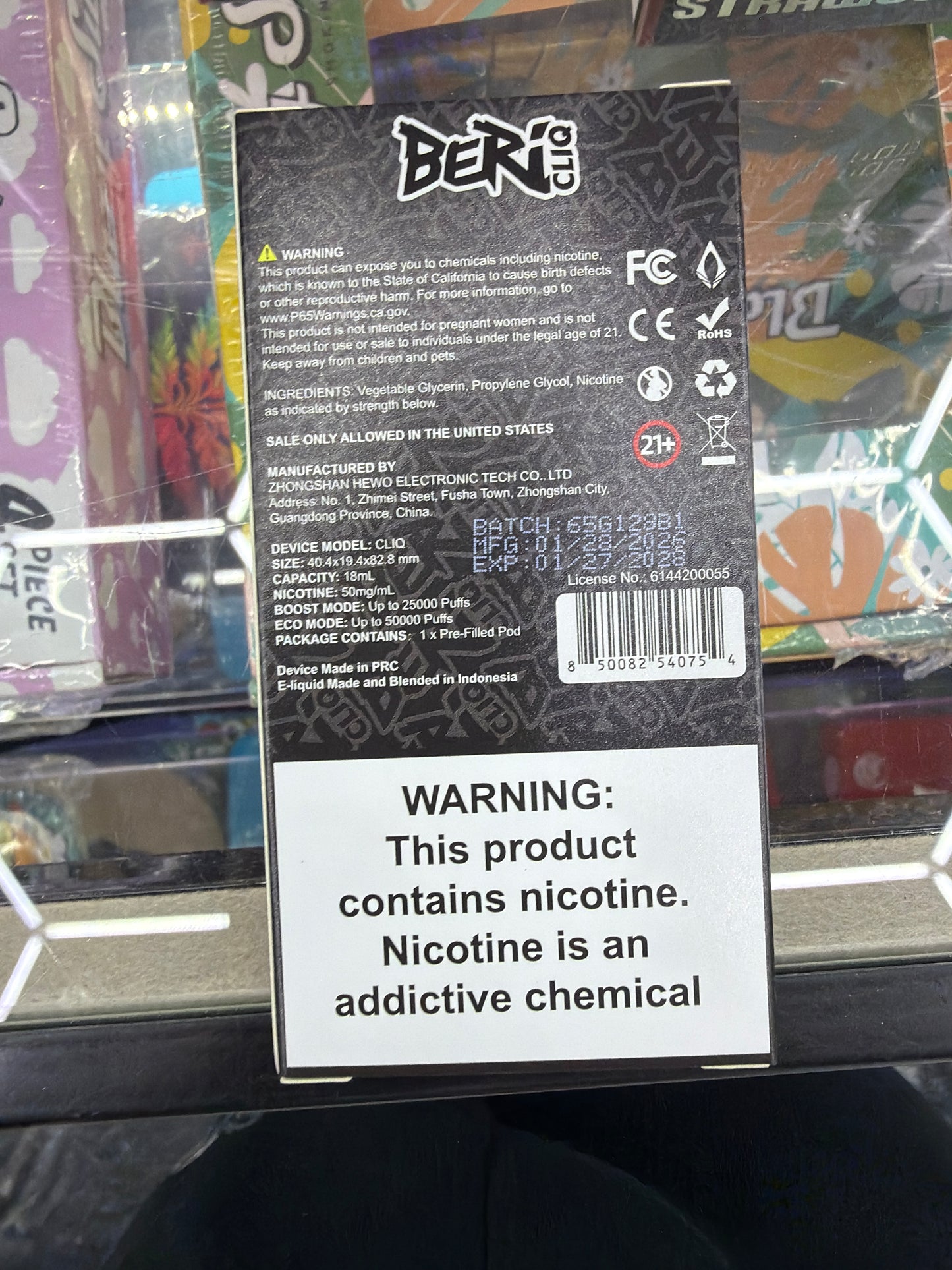 Beri Cliq 50k Pod Only (Mixed Berry)