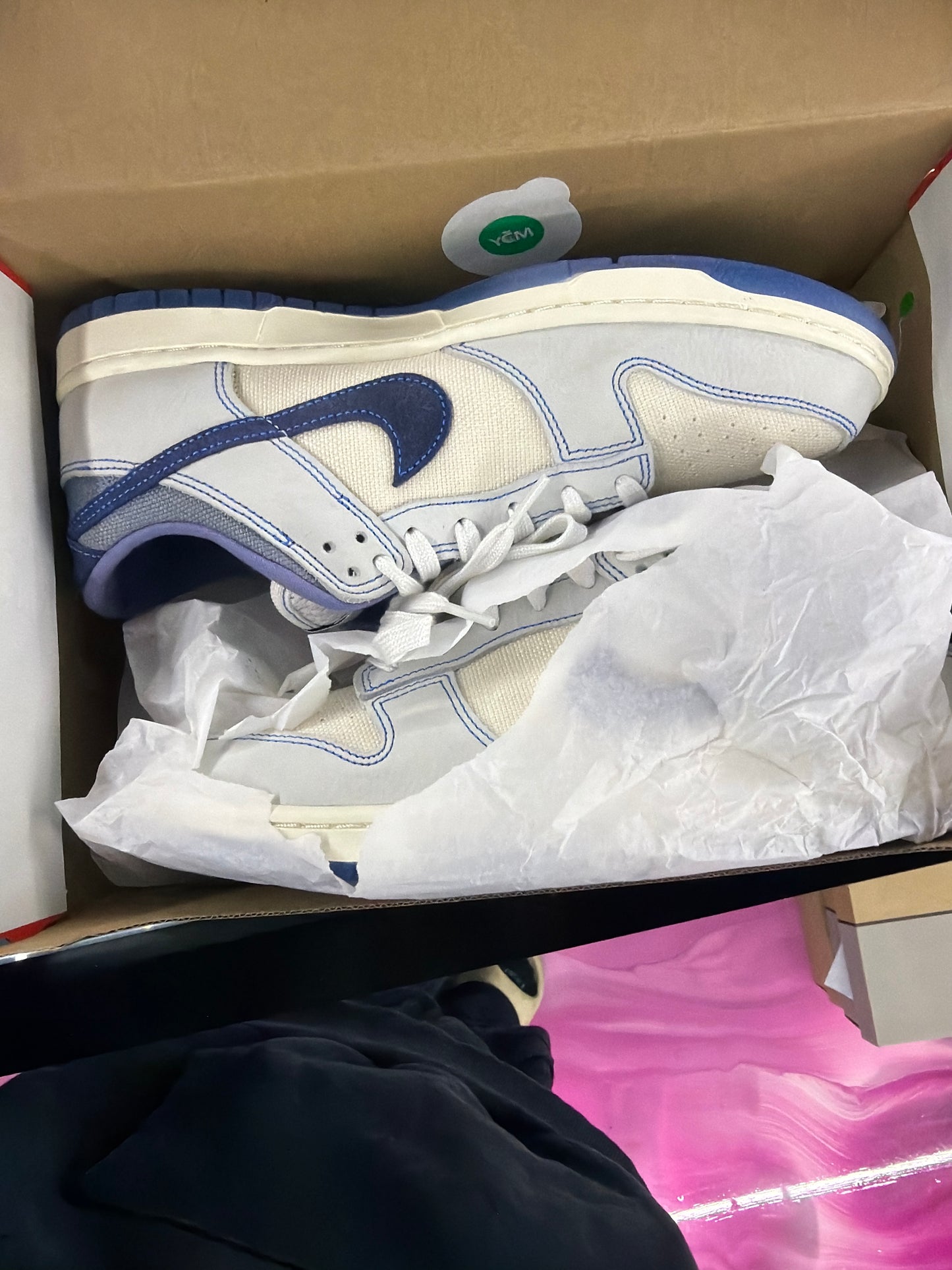 Nike Dunk Low Retro SE White Blue Void