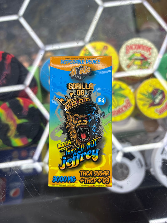 Hixotic gorilla og trap’d out Jeffrey indica