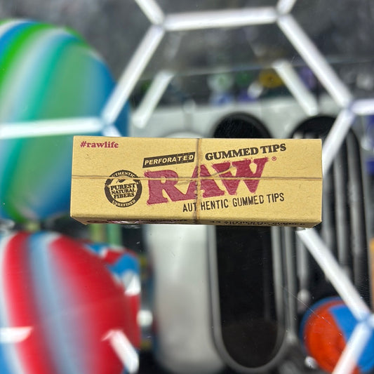 Raw perforated gummed tips