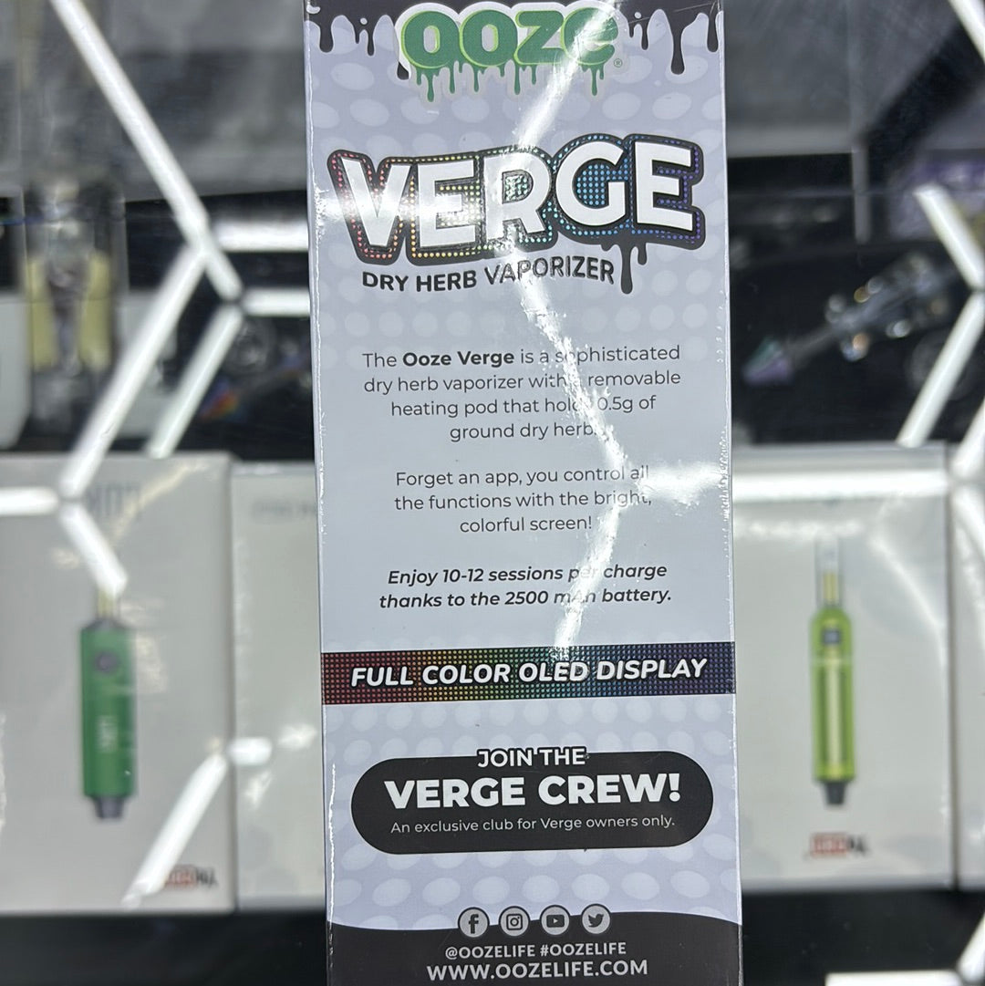 Ooze Virge dry herb, vaporizer, black