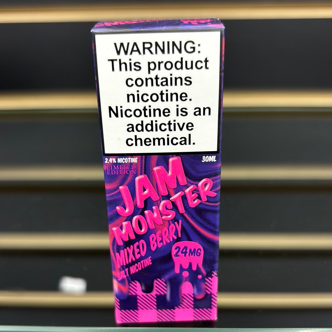 Jam monster mixed berry, 24 MG salt nic