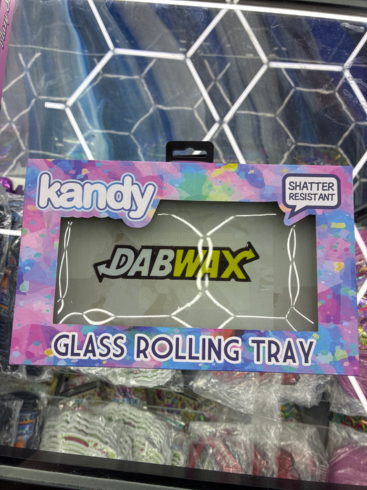 Kandy glass rolling tray