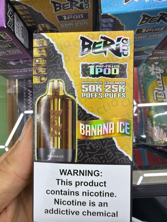 Beri Cliq 50k Pod Only (Banana Ice)