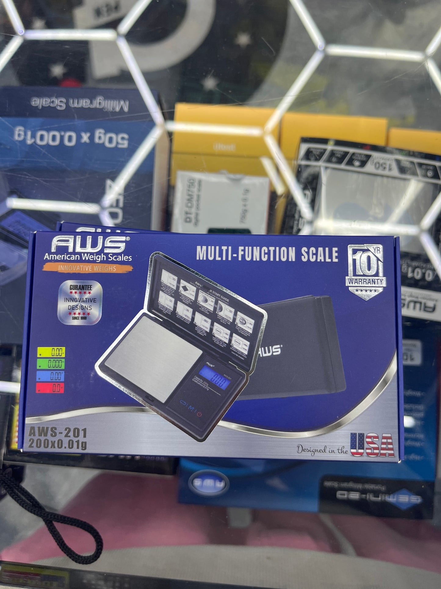 Aws scale 200g x.01g aws-201-black