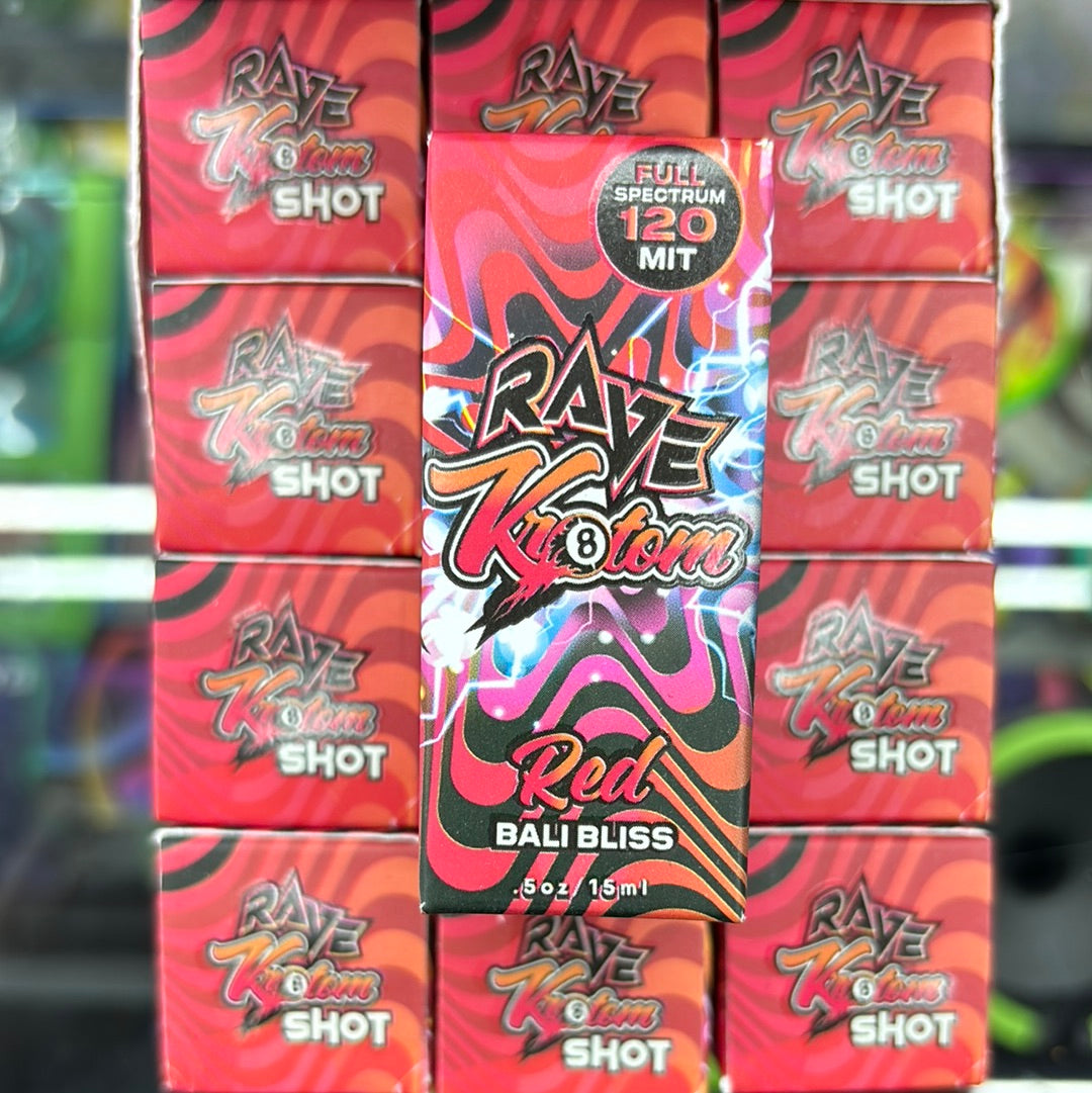 Rave kratom red Bali bliss 120mit full spectrum