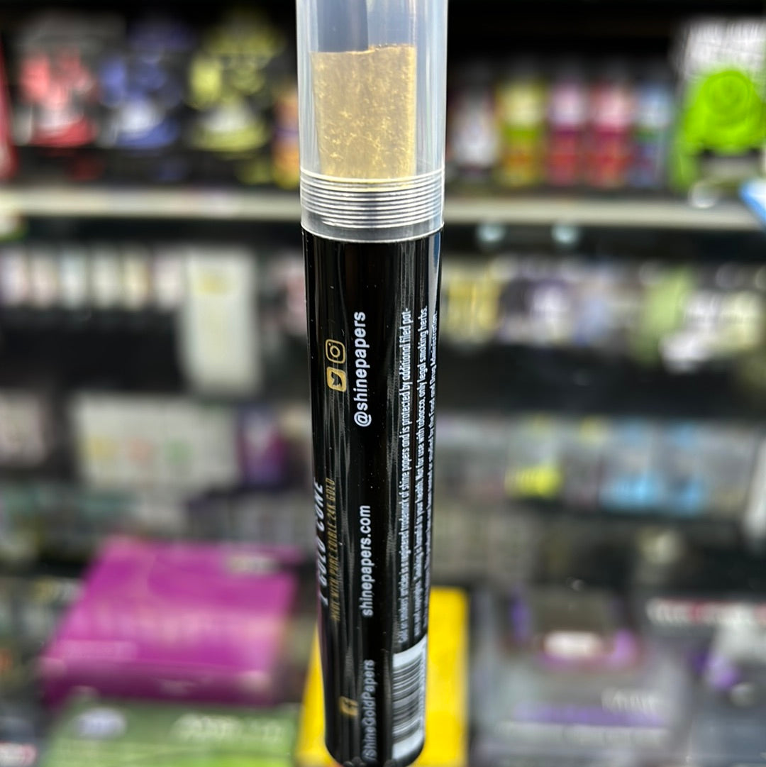 Shine 24k gold cones