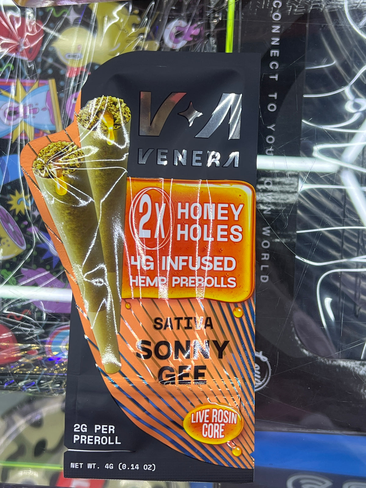 Venera 2x Honey Holes 4g infused sonny gee sativa