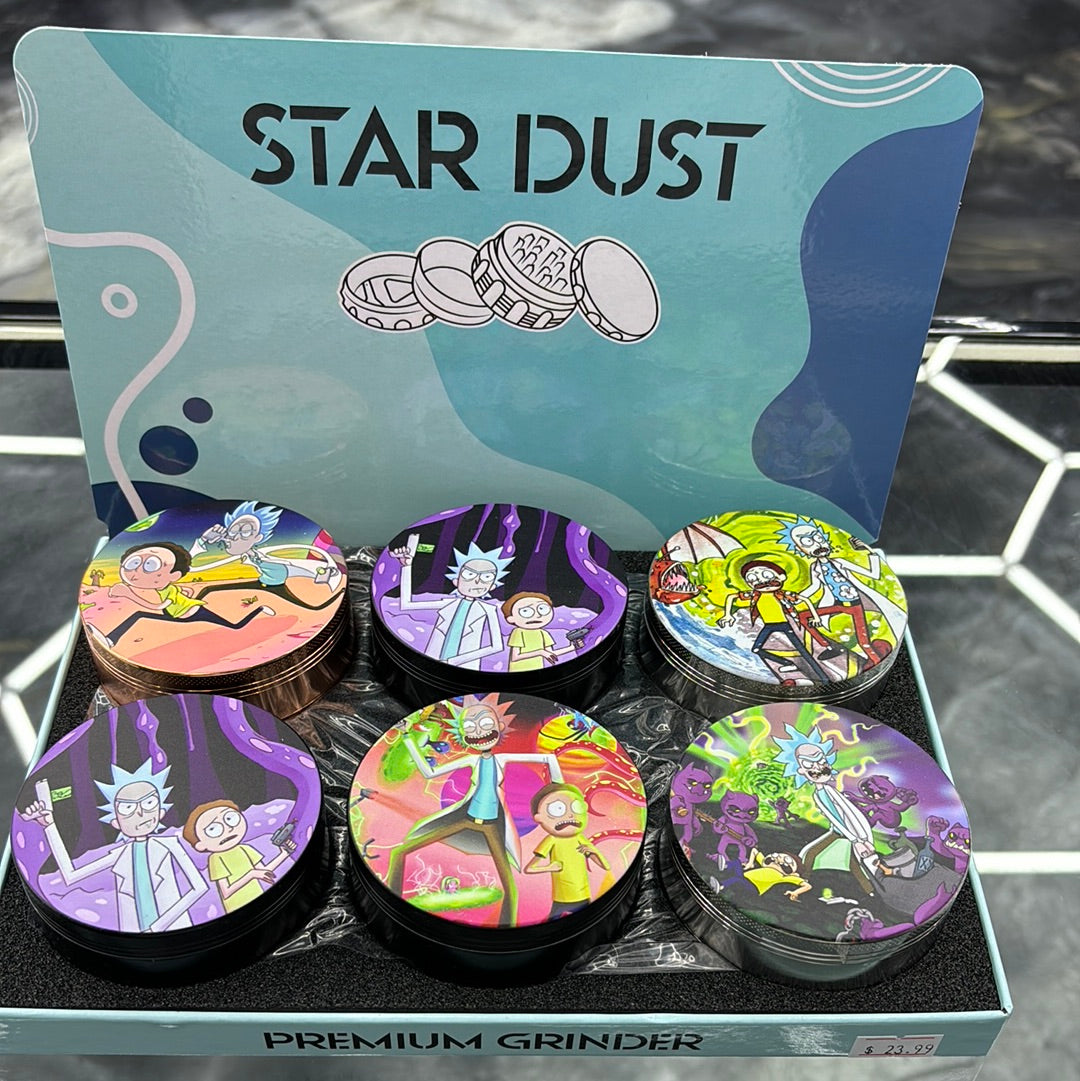 Star dust premium Rick and Morty grinders
