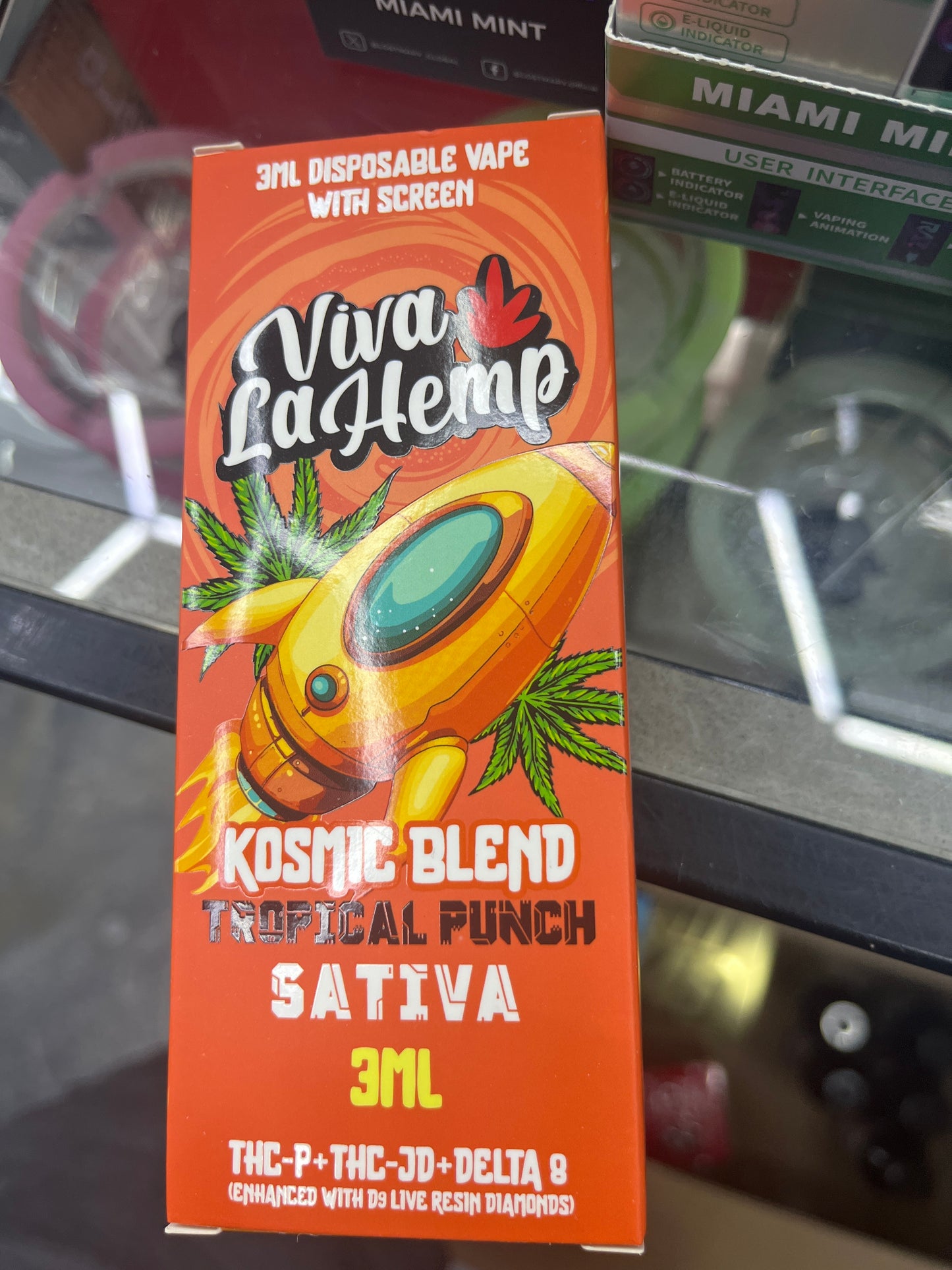 Viva la hemp kosmic blend 3ml saiva tropical punch