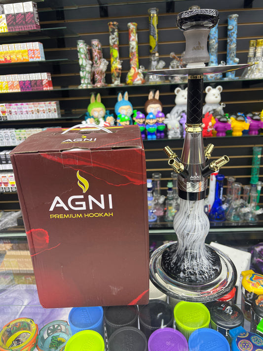 Agni future premium hookah black