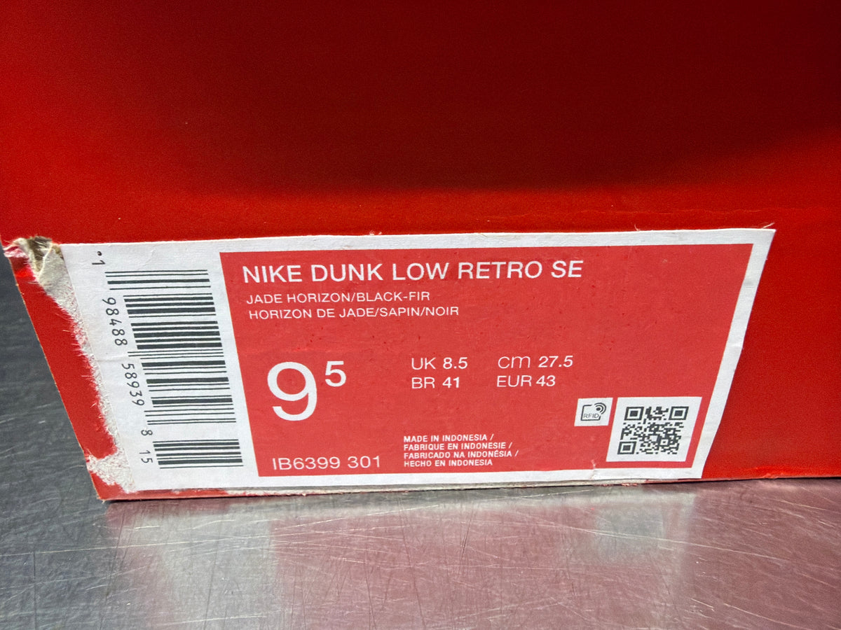 Nike Dunk Low Retro SE Jade Horizon Fir Size 9.5