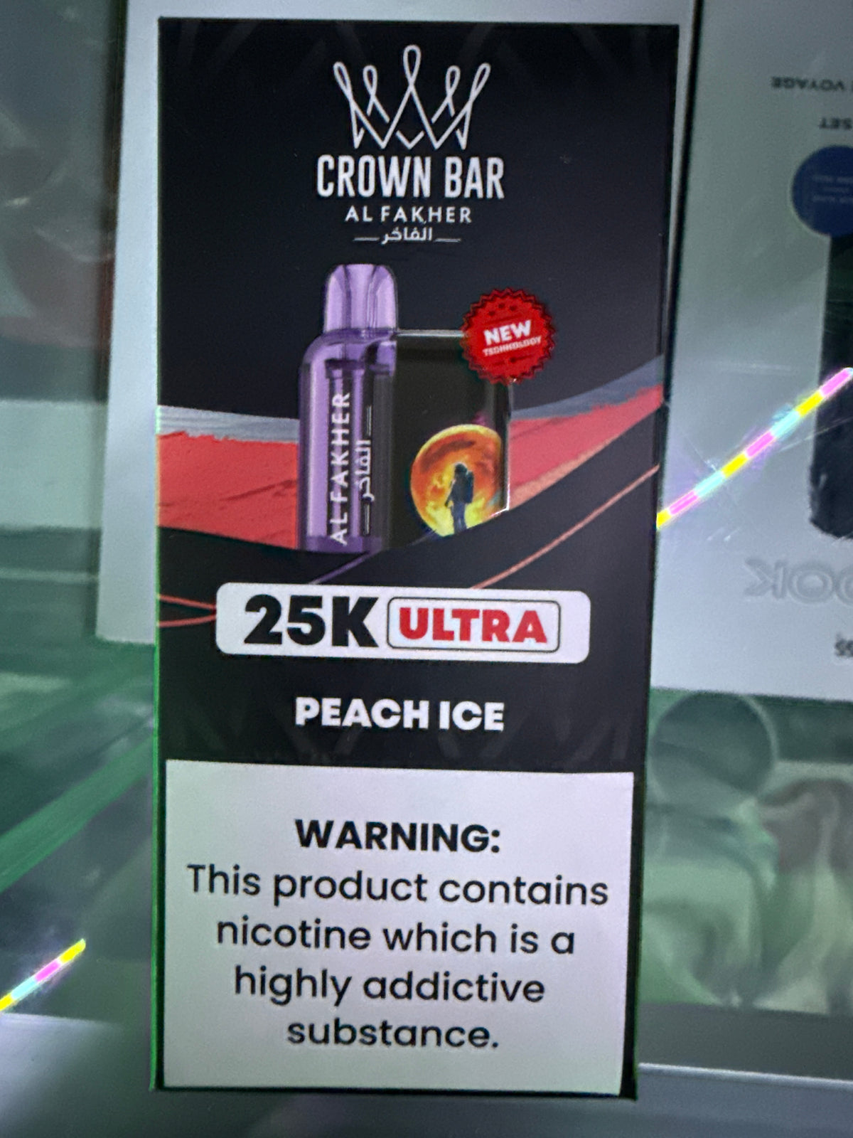 Al fakher crown bar 25k Peach ice