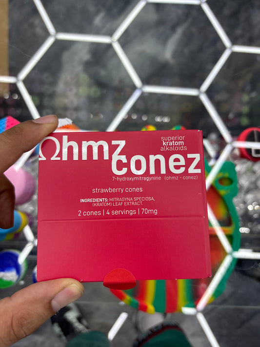 Hmz cones strawberry cones, two cones for servings 70 MG