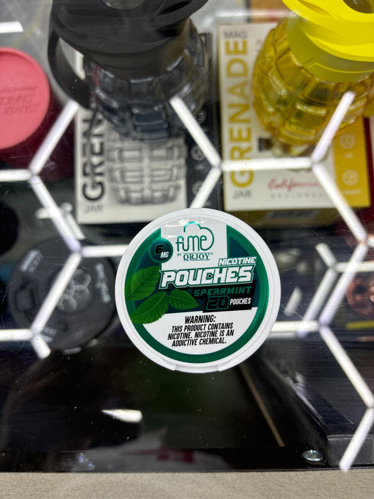 Fume nicotine pouches, spearmint 6MG 20 pouches