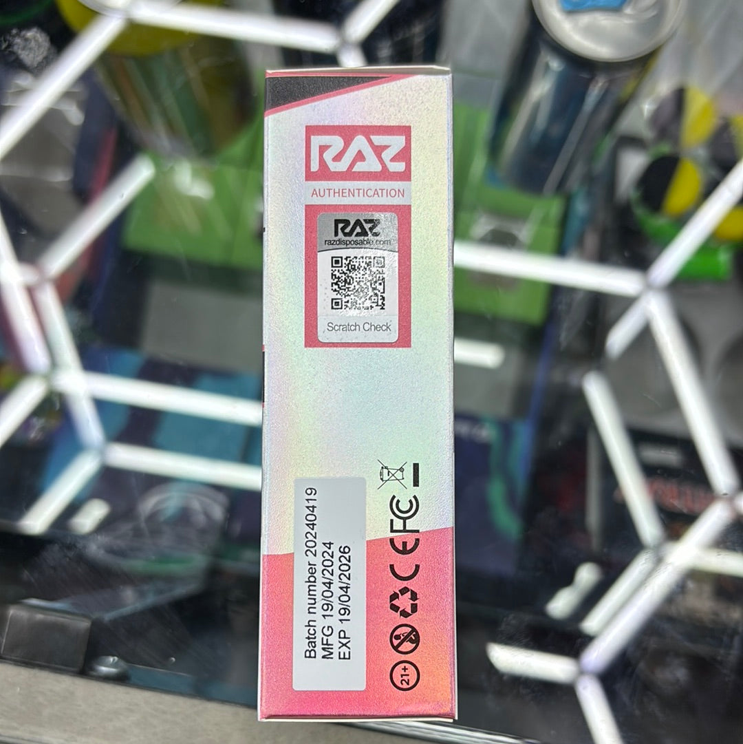 Raz 9000puffs black cherry peach