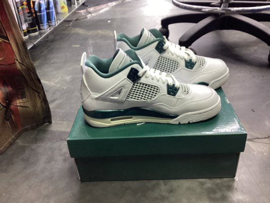 Air Jordan 4 white/oxidized green-white (gs) size 6y