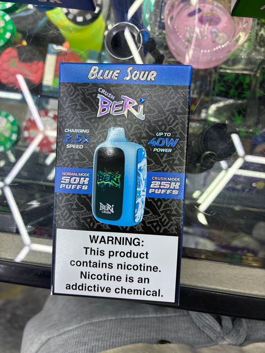 Crush beri blue sour 50k puffs
