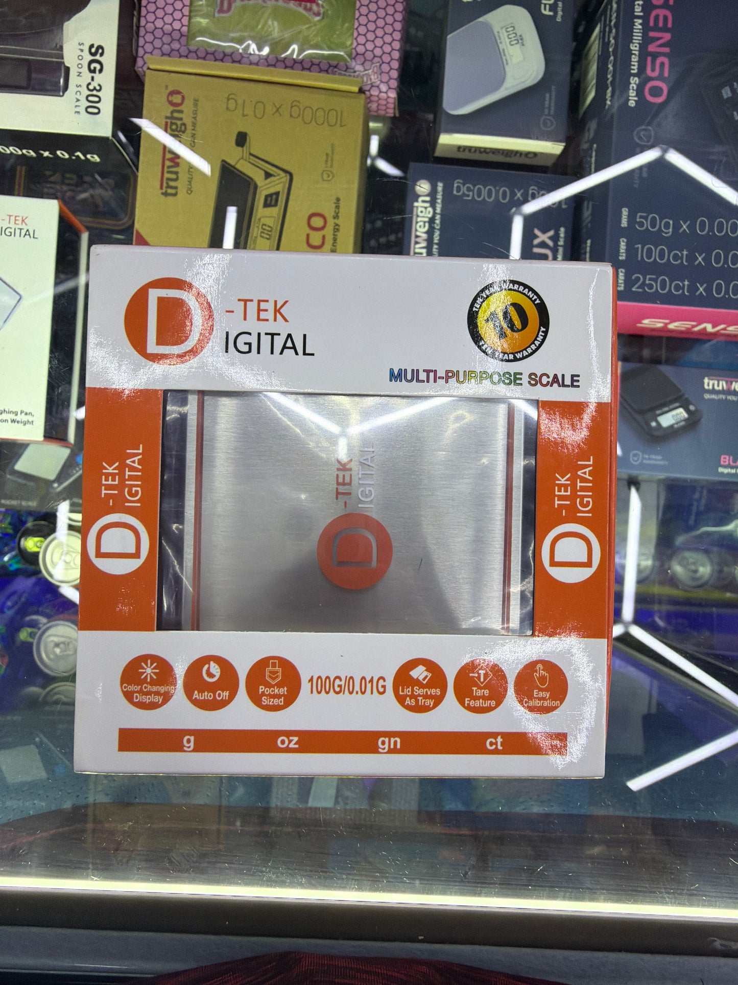 D-Tek Digital Scale 100g x 0.01g dt-bl100-bur