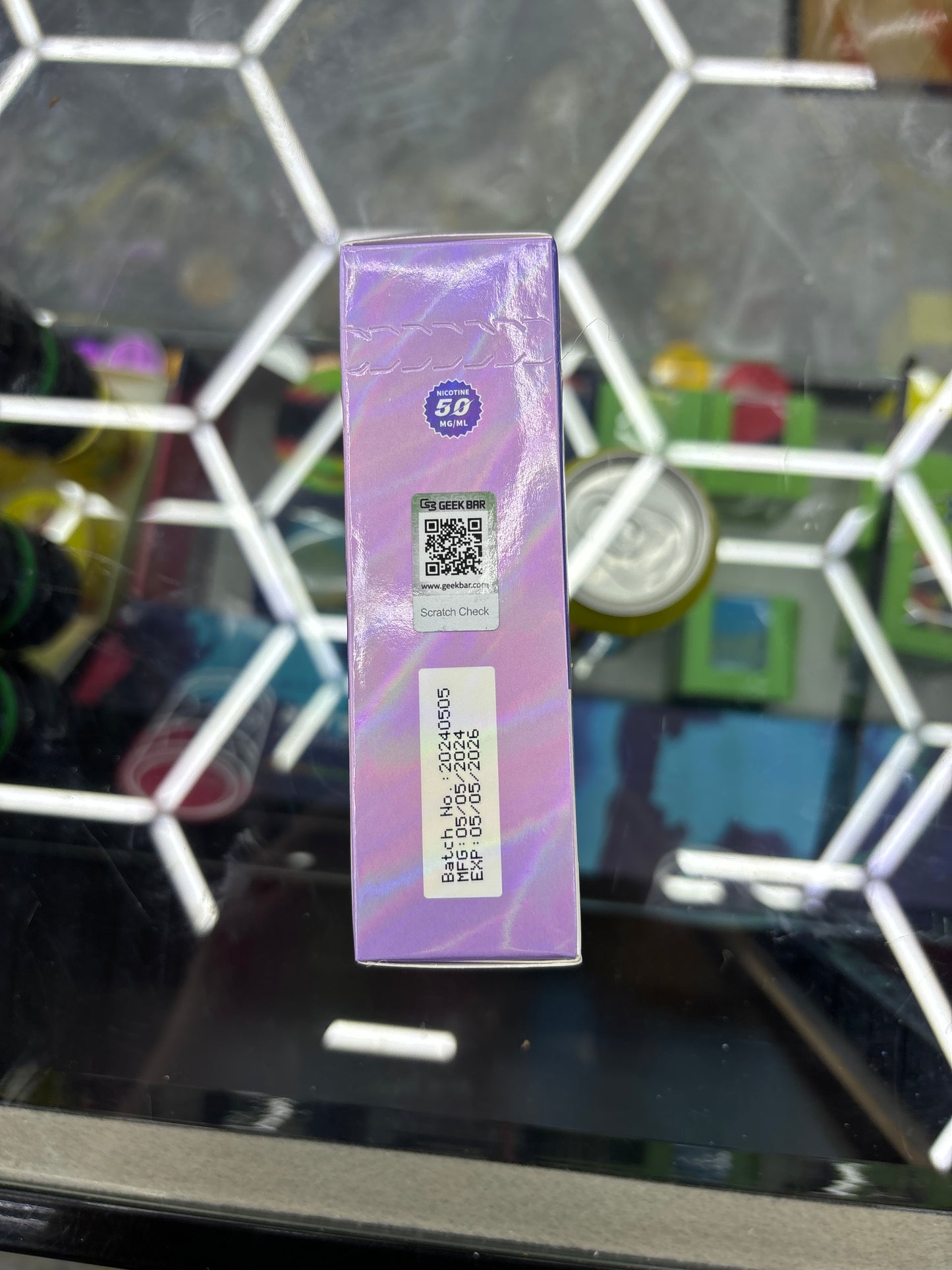 Geek bar skyview peach blue slushy