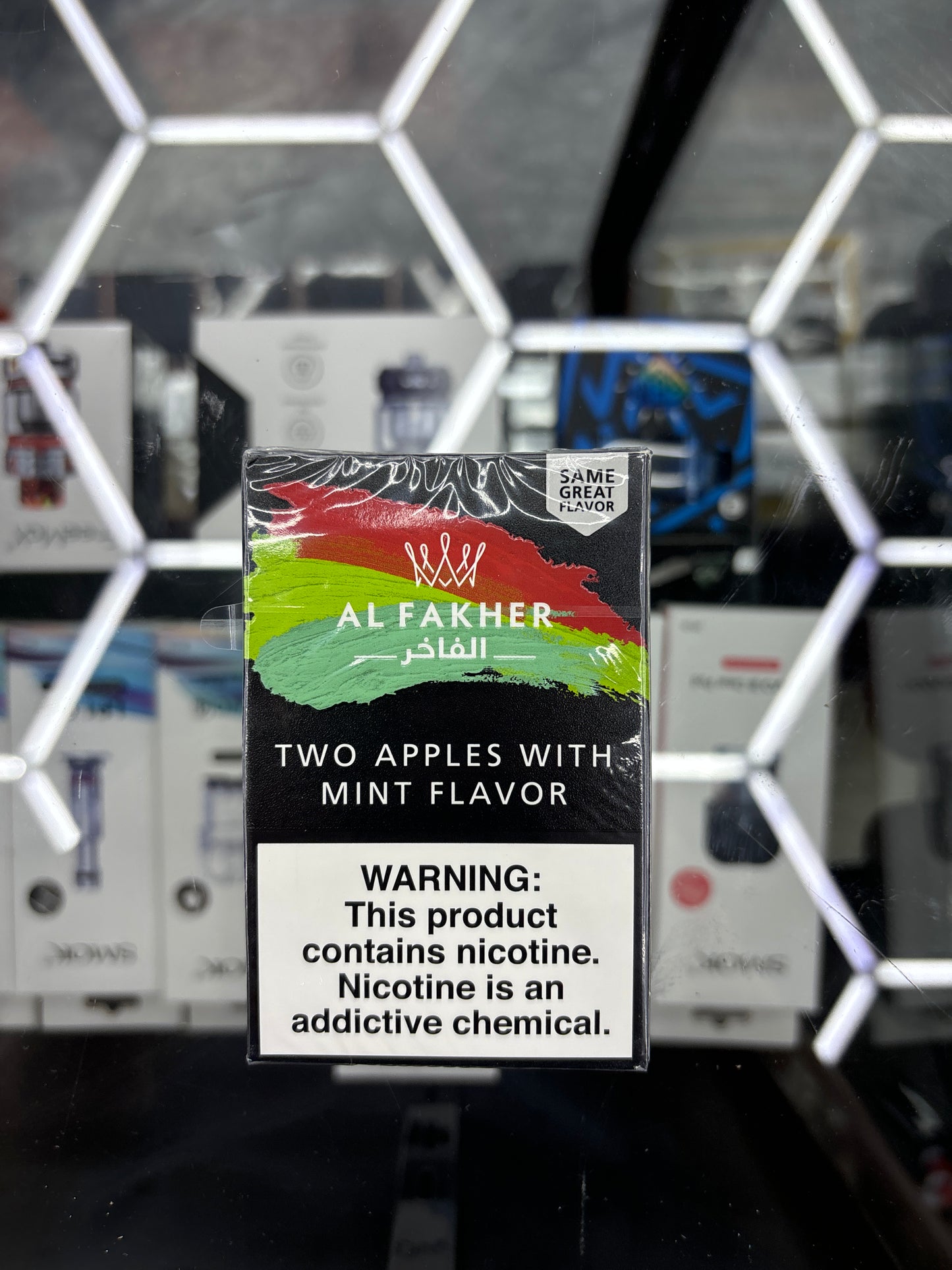 Al fakher two apples with mint flavor  0.11lbs