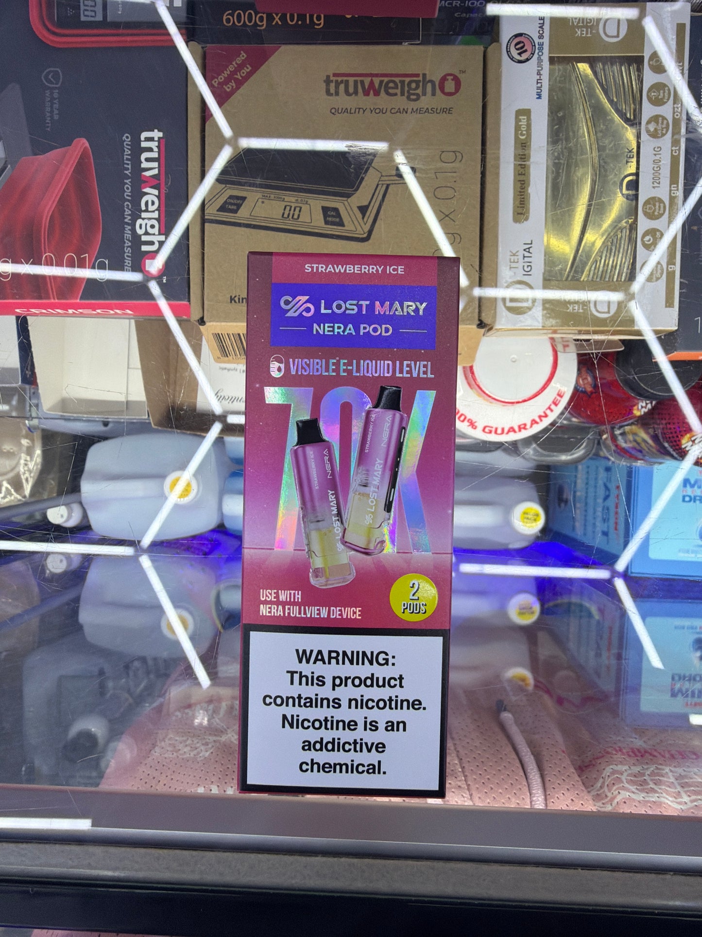 Lost Mary nera pod 2 pods 70k hits Strawberry ice