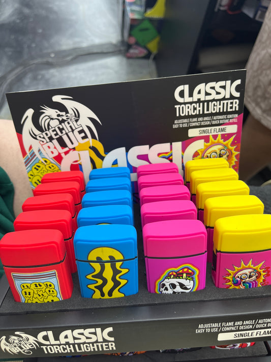 Special blue classic touch lighter