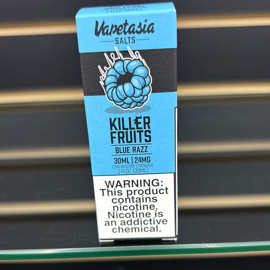 Vapetasia killer fruits blue razz, 24MG