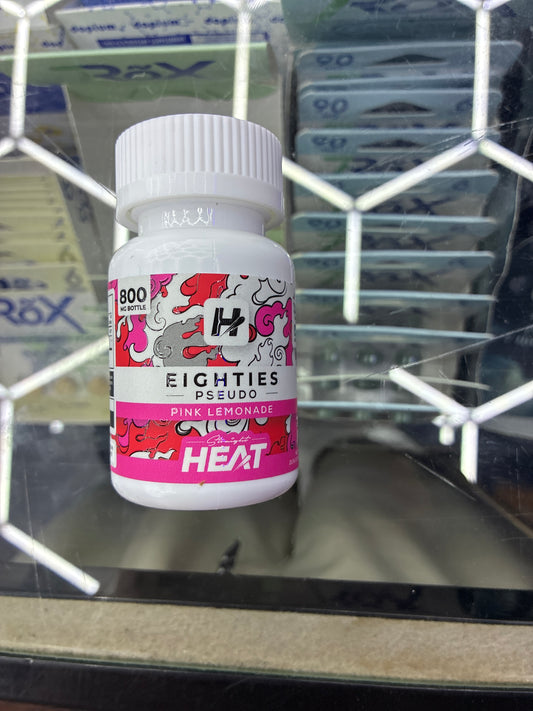 Heat eighties pseudo 80mg 10ct tablets pink lemonade