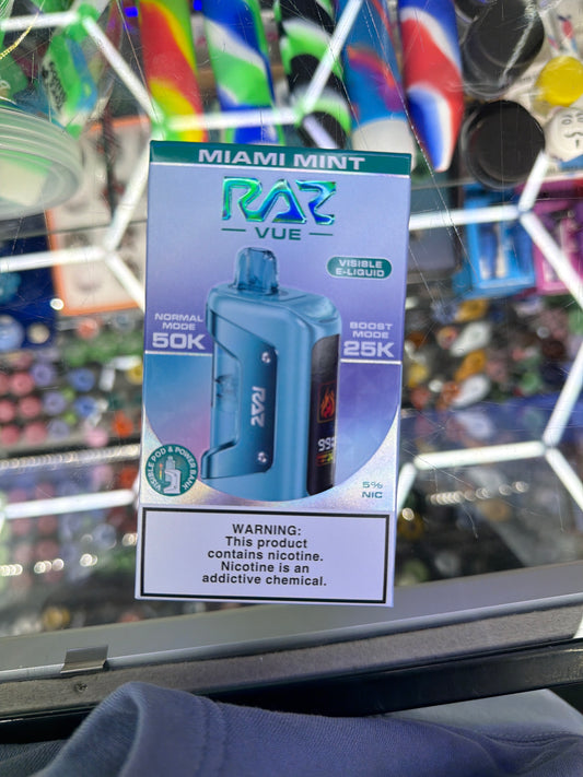 Raz Vue Kit 50k puff disposable Miami Mint