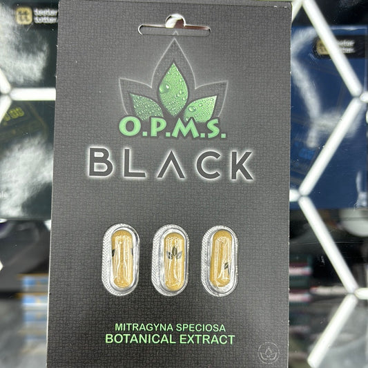 Opms black pill 3 ct