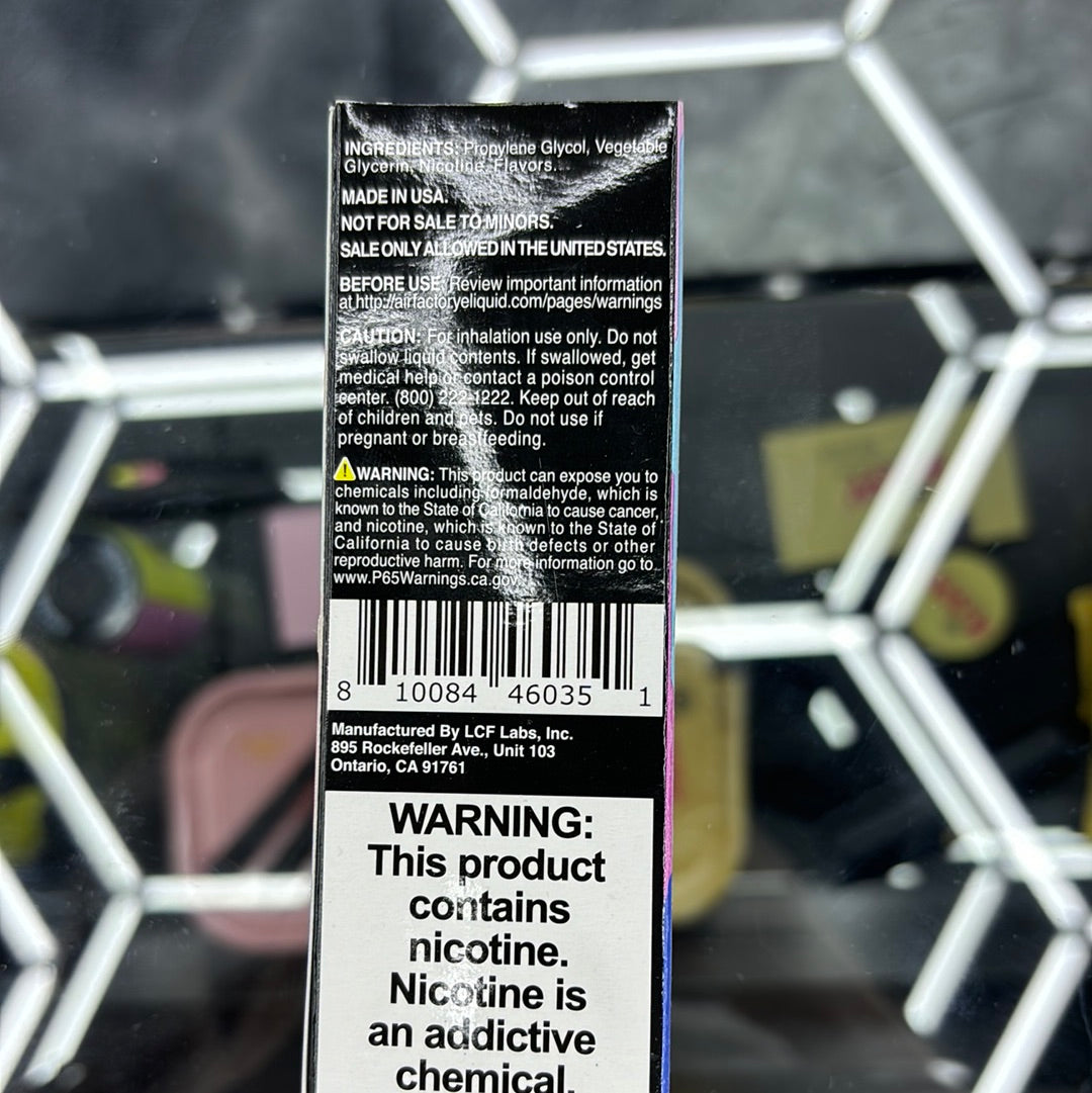 Air factory berry burst 6MG 100ML