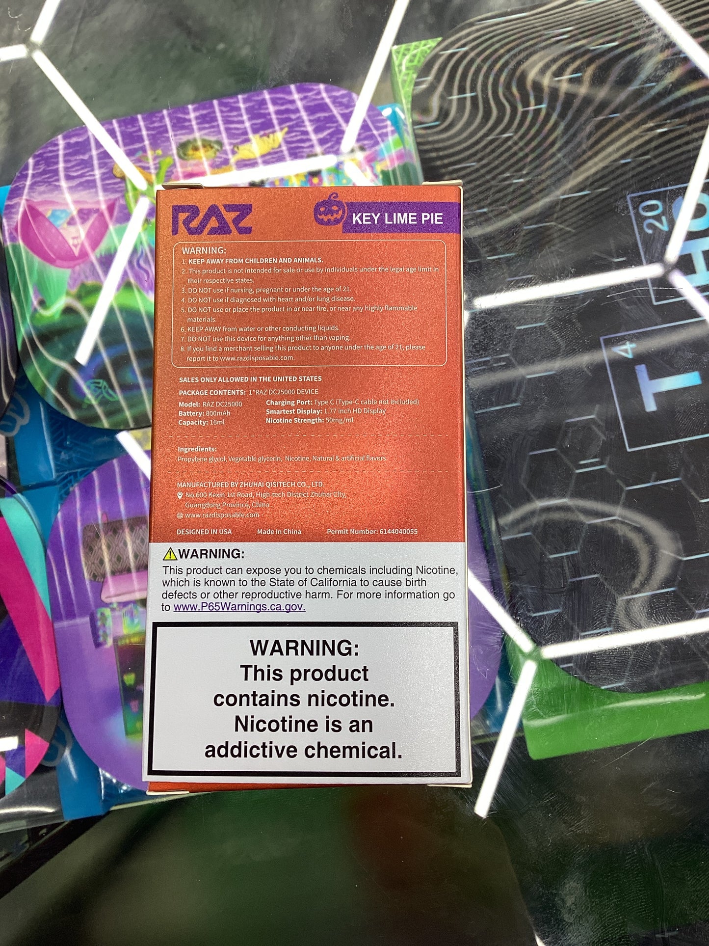 Raz dc25000 25k puffs lime pie