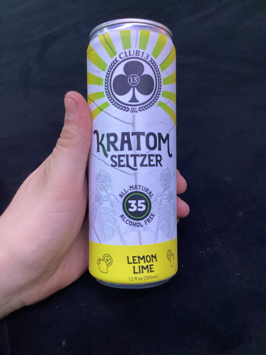 Club 13 kratom seltzer 35mit lemonade lime