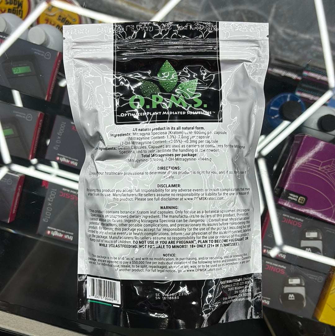 Opms indo kratom 480 capsules