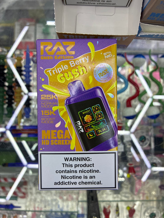 Raz dc25000 25k puffs triple berry gus