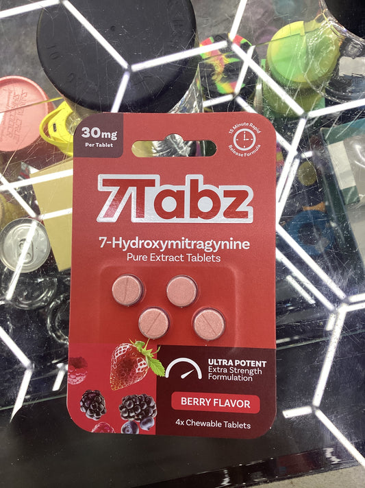 7 tabz extra strength 30mg berry flavor