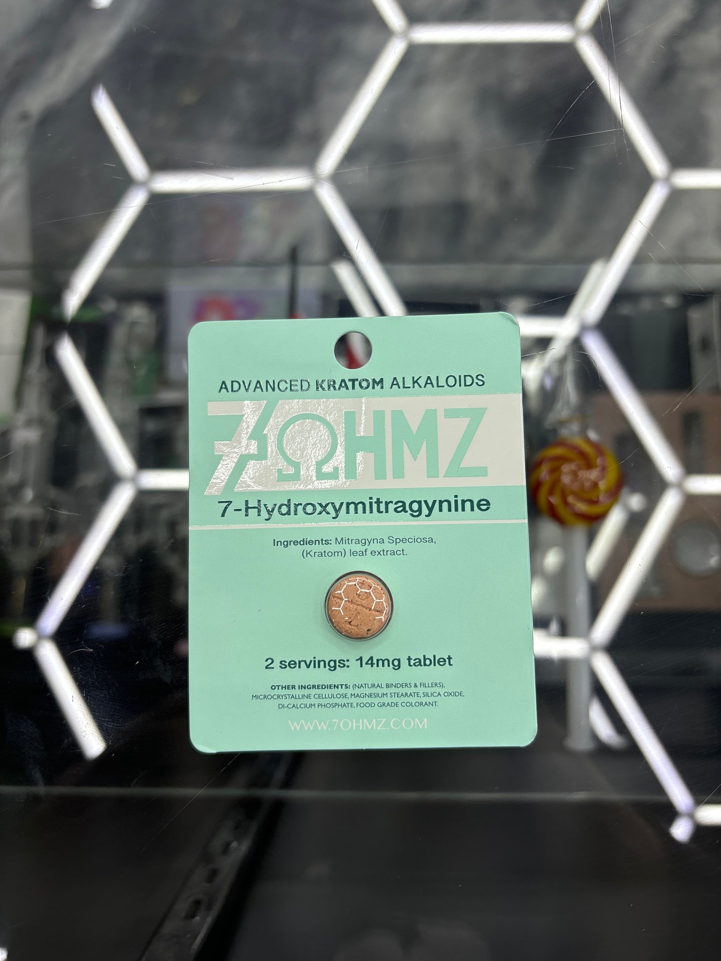 Advanced kratom alkaloids 7-hydroxymitragynine single pac